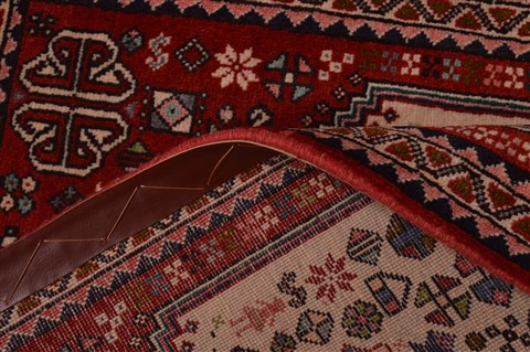Abadeh Beige Square Hand Knotted 22 X 25 Area Rug 100-23461 Image 1
