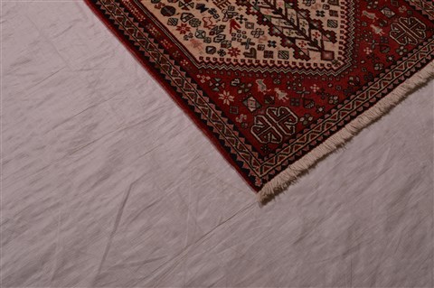 Abadeh Beige Square Hand Knotted 22 X 25 Area Rug 100-23461 Image 6