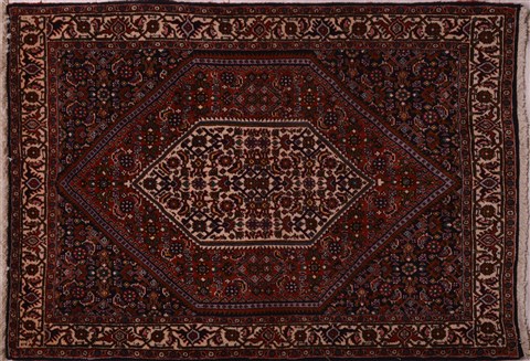 Bidjar Beige Square Hand Knotted 27 X 35  Area Rug 100-23470 Image 0