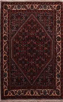 Bidjar Red Hand Knotted 2'4" X 3'5"  Area Rug 100-23471