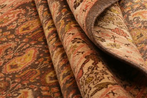 Hereke Yellow Hand Knotted 69 X 910 Area Rug 100-23480 Image 3