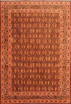 Hereke Yellow Hand Knotted 6'9" X 9'10"  Area Rug 100-23480