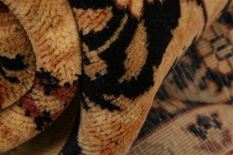 Tabriz Brown Hand Knotted 69 X 810 Area Rug 100-23482 Image 1