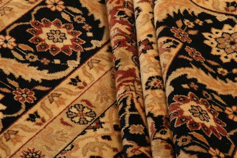 Tabriz Brown Hand Knotted 69 X 810 Area Rug 100-23482 Image 3