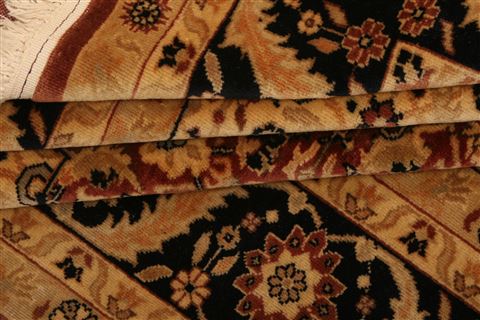 Tabriz Brown Hand Knotted 69 X 810 Area Rug 100-23482 Image 4