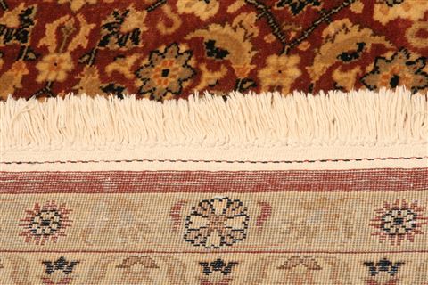 Tabriz Brown Hand Knotted 69 X 810 Area Rug 100-23482 Image 8
