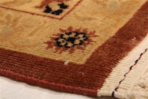 Tabriz Brown Hand Knotted 69 X 810 Area Rug 100-23482 Image 9