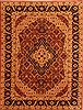 Tabriz Brown Hand Knotted 69 X 810  Area Rug 100-23482 Thumb 0