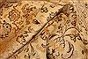 Kashan Beige Hand Knotted 65 X 100  Area Rug 100-23484 Thumb 2