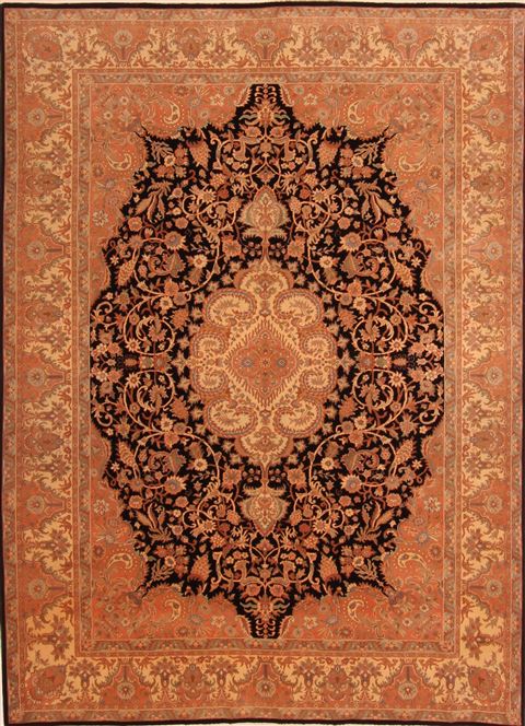 Tabriz Red Hand Knotted 67 X 91 Area Rug 100-23486 Image 0