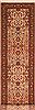 Sarouk Beige Runner Hand Knotted 28 X 108  Area Rug 100-23492 Thumb 0