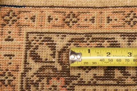 Sarouk Beige Runner Hand Knotted 24 X 105 Area Rug 100-23493 Image 7