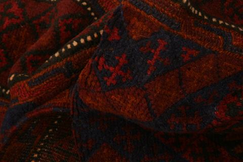 Baluch Red Runner Hand Knotted 22 X 86 Area Rug 100-23499 Image 3