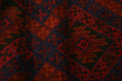 Baluch Red Runner Hand Knotted 22 X 86 Area Rug 100-23499 Image 4