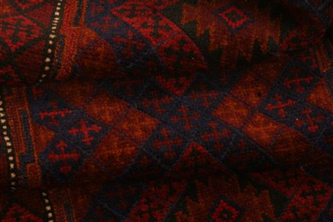 Baluch Red Runner Hand Knotted 22 X 86 Area Rug 100-23499 Image 5