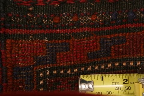 Baluch Red Runner Hand Knotted 22 X 86 Area Rug 100-23499 Image 6