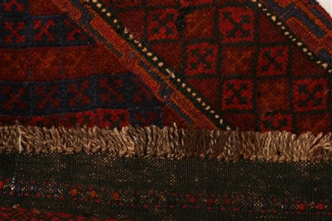 Baluch Red Runner Hand Knotted 22 X 86 Area Rug 100-23499 Image 7
