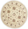 Chobi Beige Round Hand Knotted 61 X 62  Area Rug 250-23503 Thumb 0