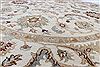 Chobi Beige Round Hand Knotted 510 X 510 Area Rug 250-23504 Thumb 1