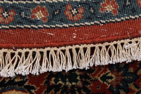 Herati Brown Round Hand Knotted 60 X 60 Area Rug 250-23505 Image 11