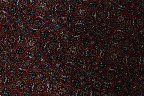 Herati Brown Round Hand Knotted 60 X 60 Area Rug 250-23505 Image 3
