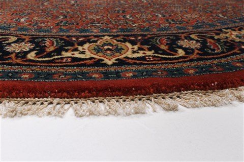Herati Brown Round Hand Knotted 60 X 60 Area Rug 250-23505 Image 4