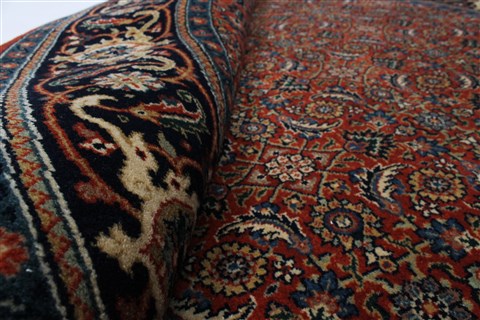 Herati Brown Round Hand Knotted 60 X 60 Area Rug 250-23505 Image 9