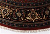 Herati Brown Round Hand Knotted 60 X 60 Area Rug 250-23505 Thumb 2