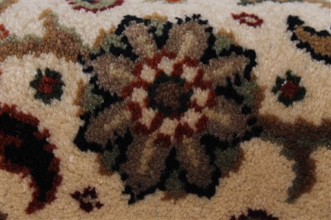 Herati Black Round Hand Knotted 510 X 510 Area Rug 250-23508 Image 10