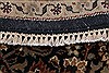 Herati Black Round Hand Knotted 510 X 510 Area Rug 250-23508 Thumb 1