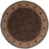 Herati Black Round Hand Knotted 510 X 510 Area Rug 250-23508 Thumb 0