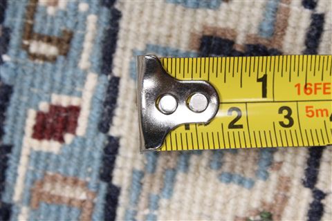 Nain White Round Hand Knotted 60 X 60  Area Rug 250-23510 Image 11