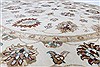 Pishavar Beige Round Hand Knotted 511 X 611 Area Rug 250-23521 Thumb 1