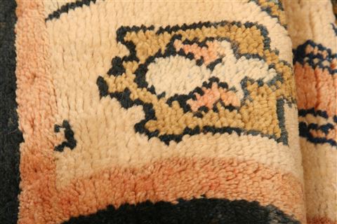 Gabbeh Beige Runner Hand Knotted 27 X 97 Area Rug 100-23522 Image 5