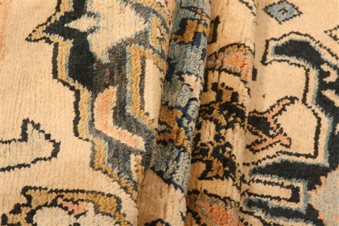 Gabbeh Beige Runner Hand Knotted 27 X 97 Area Rug 100-23522 Image 6