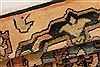 Gabbeh Beige Runner Hand Knotted 27 X 97 Area Rug 100-23522 Thumb 7