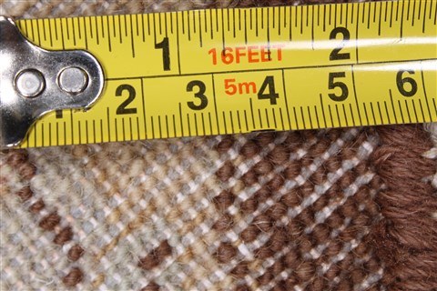 Chobi Brown Round Hand Knotted 60 X 61 Area Rug 250-23523 Image 10