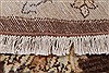 Chobi Brown Round Hand Knotted 60 X 61 Area Rug 250-23523 Thumb 1