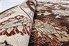 Chobi Brown Round Hand Knotted 60 X 61 Area Rug 250-23523 Thumb 9