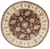 Chobi Brown Round Hand Knotted 60 X 61  Area Rug 250-23523 Thumb 0