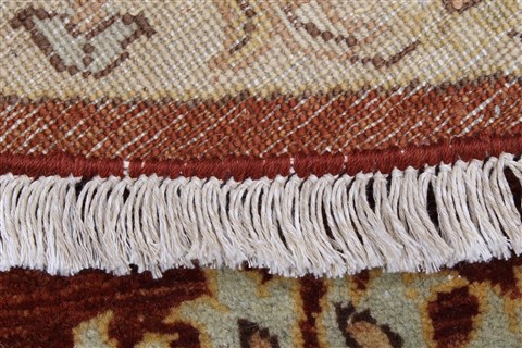 Ziegler Brown Round Hand Knotted 511 X 511 Area Rug 250-23525 Image 12