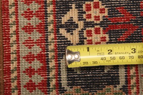 Kazak Brown Runner Hand Knotted 26 X 107 Area Rug 100-23527 Image 7