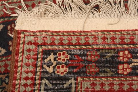 Kazak Brown Runner Hand Knotted 26 X 107 Area Rug 100-23527 Image 8