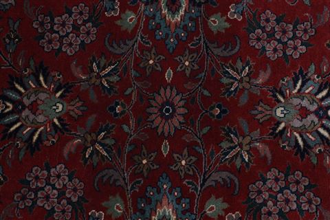 Kashan Red Round Hand Knotted 61 X 61 Area Rug 250-23529 Image 7