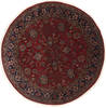 Kashan Red Round Hand Knotted 61 X 61  Area Rug 250-23529 Thumb 0