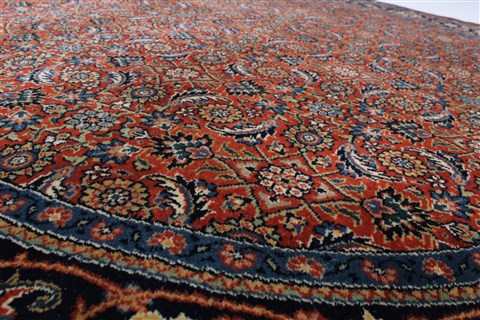 Herati Brown Round Hand Knotted 60 X 60 Area Rug 250-23533 Image 2