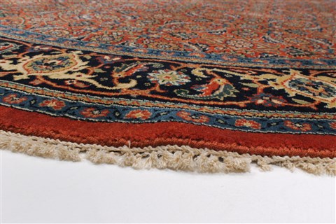 Herati Brown Round Hand Knotted 60 X 60 Area Rug 250-23533 Image 5