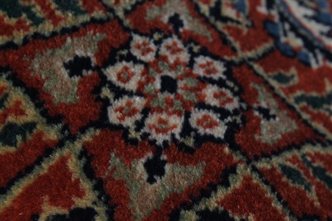 Herati Brown Round Hand Knotted 60 X 60 Area Rug 250-23533 Image 6