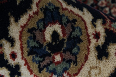 Herati Brown Round Hand Knotted 60 X 60 Area Rug 250-23533 Image 8