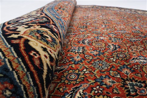 Herati Brown Round Hand Knotted 60 X 60 Area Rug 250-23533 Image 9